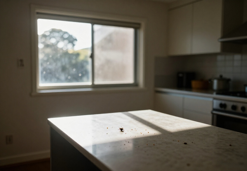 Ants swarming in a Redfern backyard near food storage